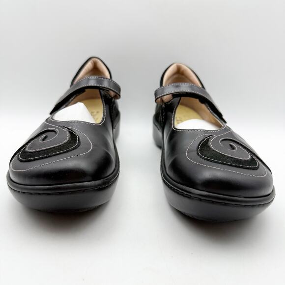 Naot Womens Sea Mary Jane Shoes EU 42 US 11 M Black Leather NWOB - Picture 6 of 12